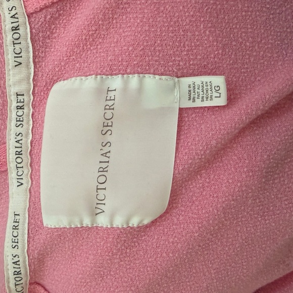 Victoria's Secret Light Pink Zip-Up Hoodie with Crystal Angel wings on back - Picture 5 of 10